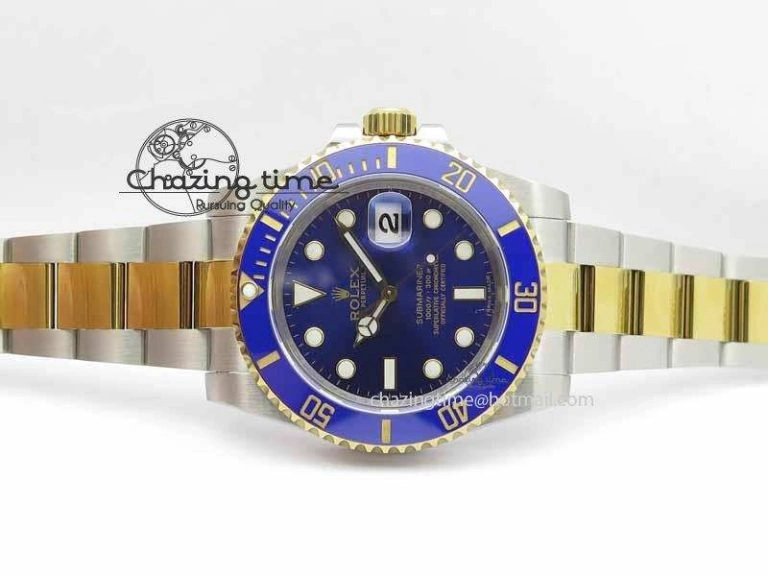 Submariner 116613 LB JF 1:1 Best Edition Blue Dial On SS YG Bracelet SH Contemporary 3724