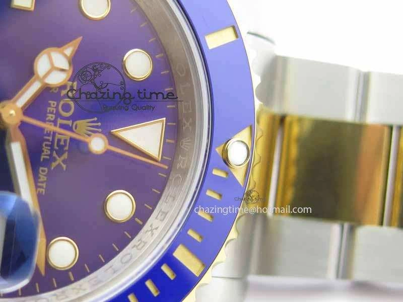 Submariner 116613 LB JF 1:1 Best Edition Blue Dial On SS YG Bracelet SH Contemporary 3724