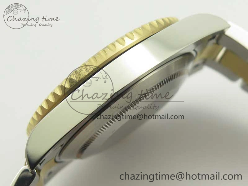 Bright Submariner 116613 LB Noob 1:1 Best Edition YG Wrapped Bezel Blue Dial on SS YG Bracelet A2836 V 3413