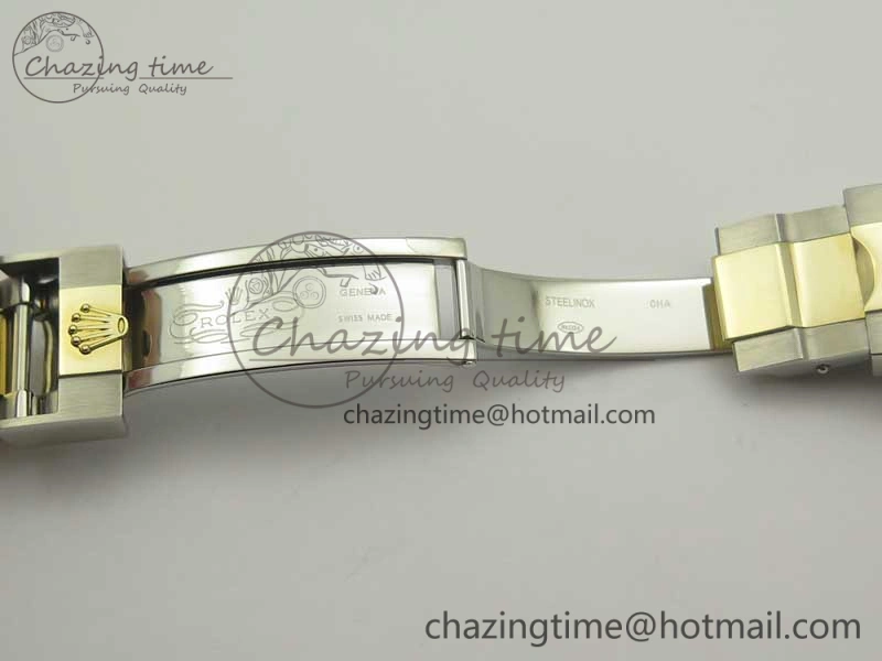 Bright Submariner 116613 LB Noob 1:1 Best Edition YG Wrapped Bezel Blue Dial on SS YG Bracelet A2836 V 3413