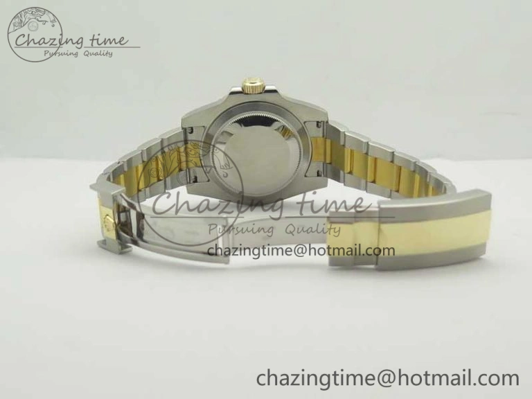 Bright Submariner 116613 LB Noob 1:1 Best Edition YG Wrapped Bezel Blue Dial on SS YG Bracelet A2836 V 3413