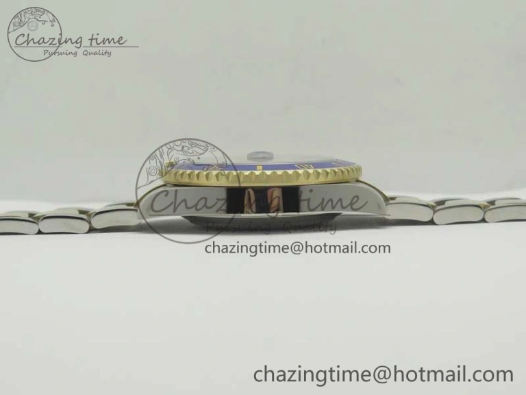 Bright Submariner 116613 LB Noob 1:1 Best Edition YG Wrapped Bezel Blue Dial on SS YG Bracelet A2836 V 3413
