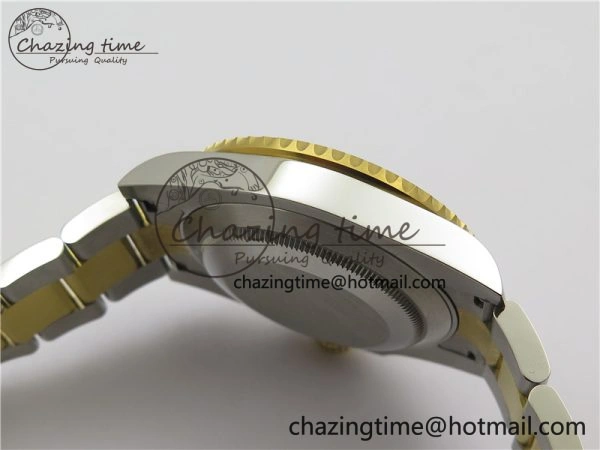 SunProtective Submariner 116613 LB VRF 1:1 Best Edition YG Wrapped Bezel Blue Dial on SS YG Bracelet A2836 MAX Version 2490