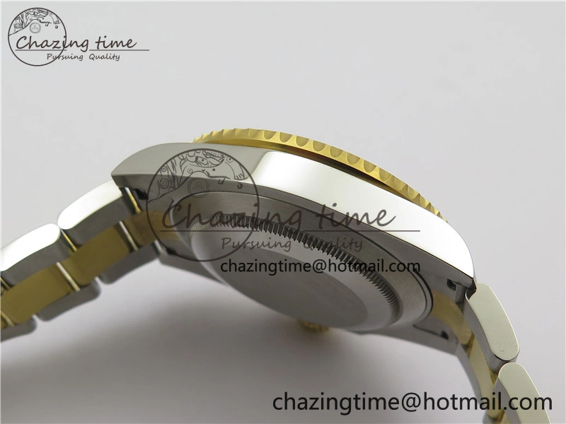 SunProtective Submariner 116613 LB VRF 1:1 Best Edition YG Wrapped Bezel Blue Dial on SS YG Bracelet A2836 MAX Version 2490