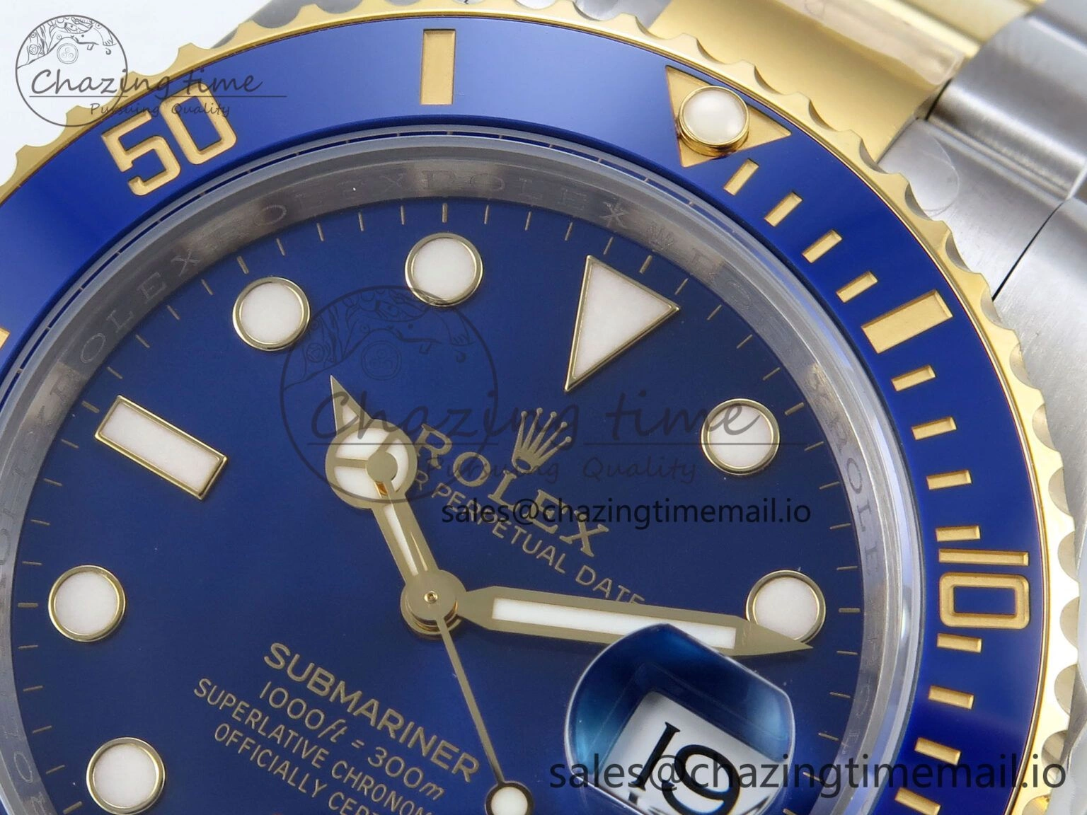 Submariner 116613 LB VSF 1:1 Best Edition Blue Dial Blue Ceramic on SS YG Bracelet VS UrbanStyle 891
