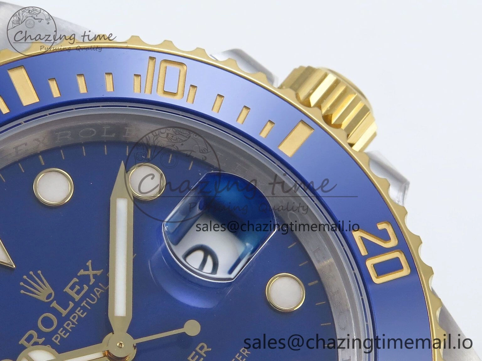 Submariner 116613 LB VSF 1:1 Best Edition Blue Dial Blue Ceramic on SS YG Bracelet VS UrbanStyle 891