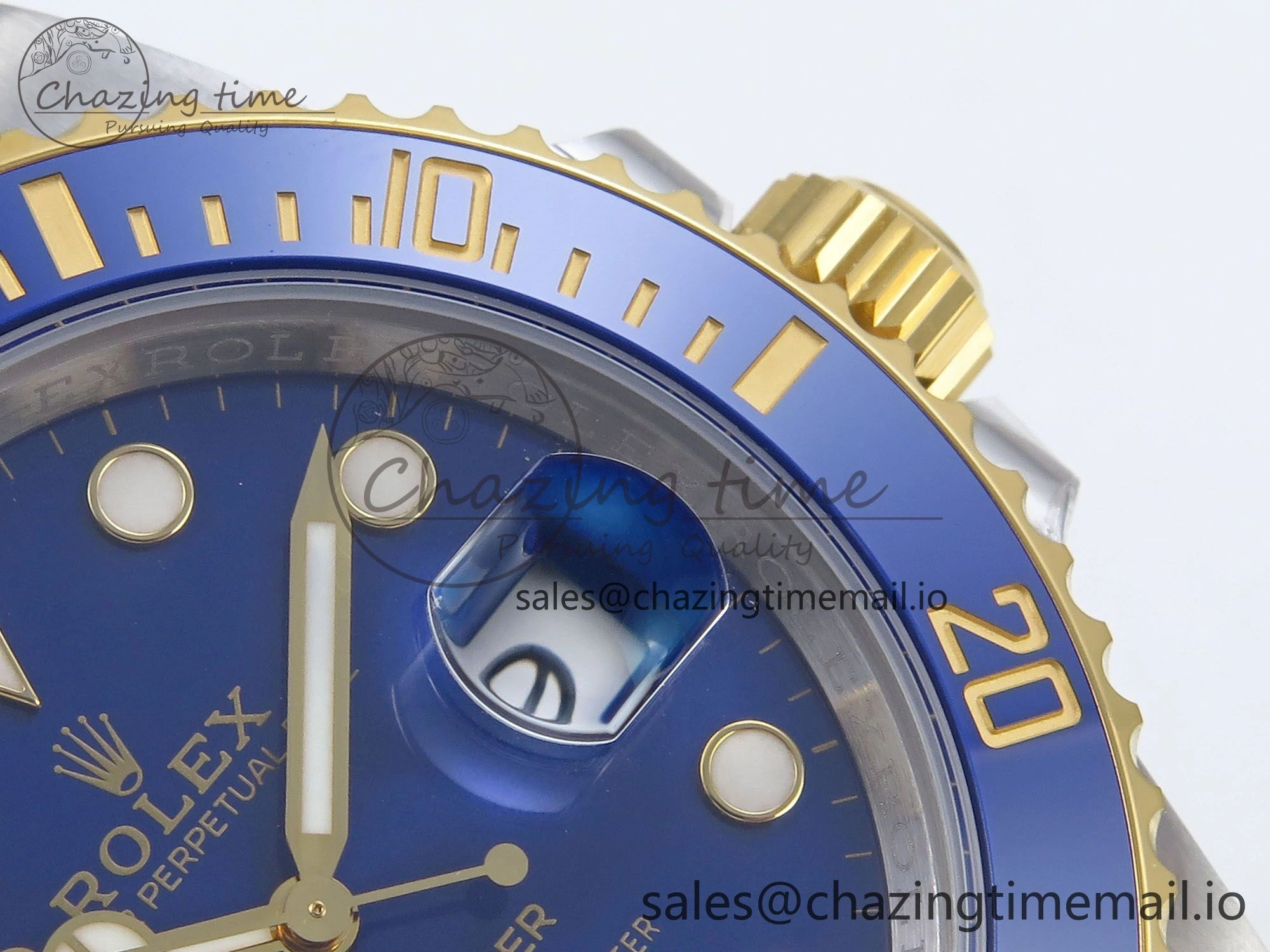 Submariner 116613 LB VSF 1:1 Best Edition Blue Dial Blue Ceramic on SS YG Bracelet VS UrbanStyle 891
