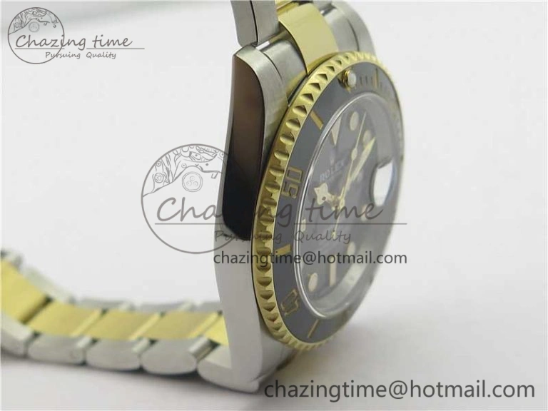 SmartChoice Submariner 116613 LN Black Ceramic 316L Bp Maker 1:1 Best Edition Black Dial on SS  YG Bracelet SA3135 V 3016