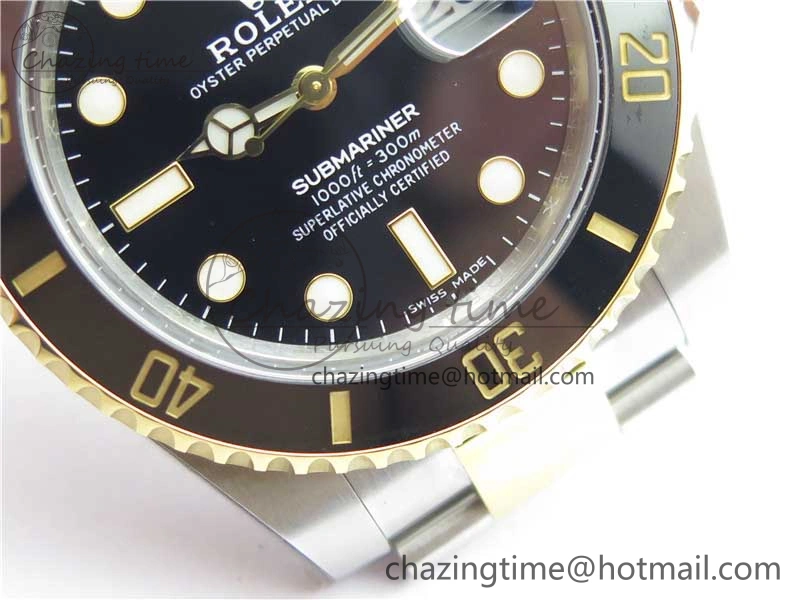 Submariner 116613 LN Black Ceramic 316L Steel Noob 1:1 Best Edition A2836 V10. Classic 2863