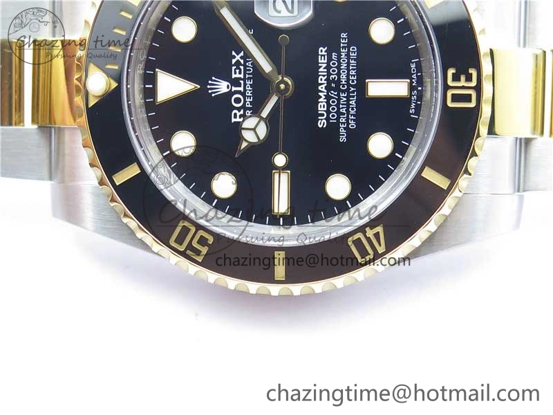 Submariner 116613 LN Black Ceramic 316L Steel Noob 1:1 Best Edition A2836 V10. Classic 2863