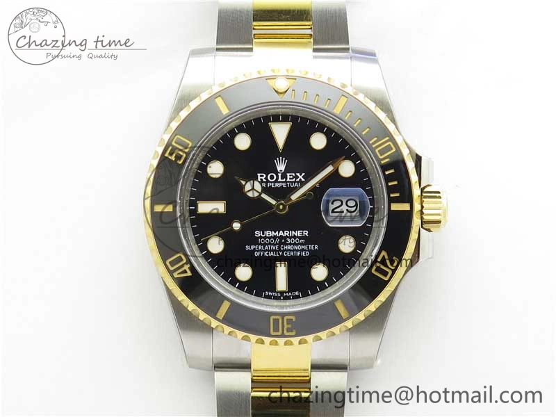 Submariner 116613 LN Black Ceramic 316L Steel Noob 1:1 Best Edition A2836 V10. Classic 2863