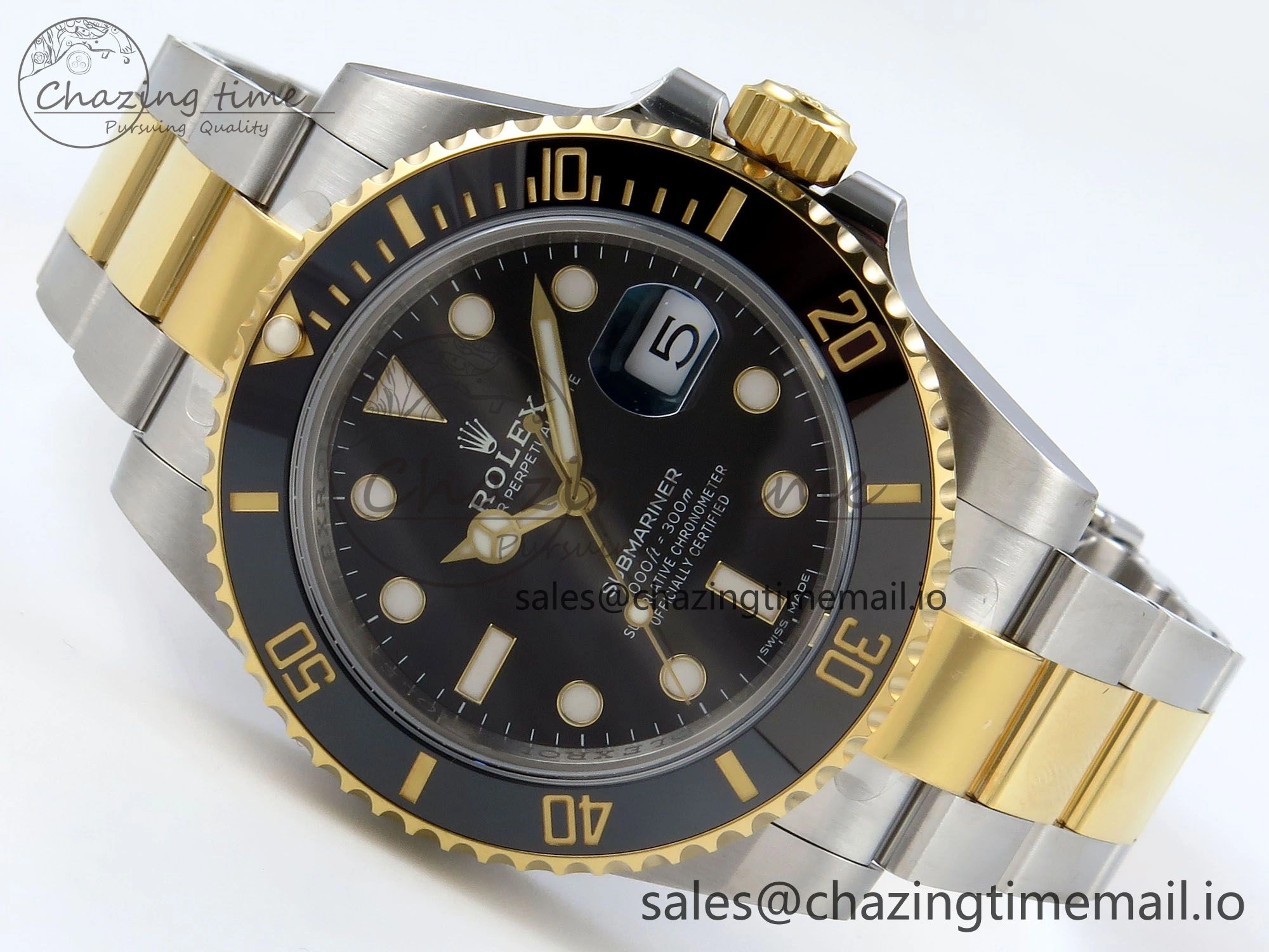 Submariner 116613 LN Black Ceramic 904L Steel YG VSF 1:1 Best Edition Black Dial VS WeatherProof 849