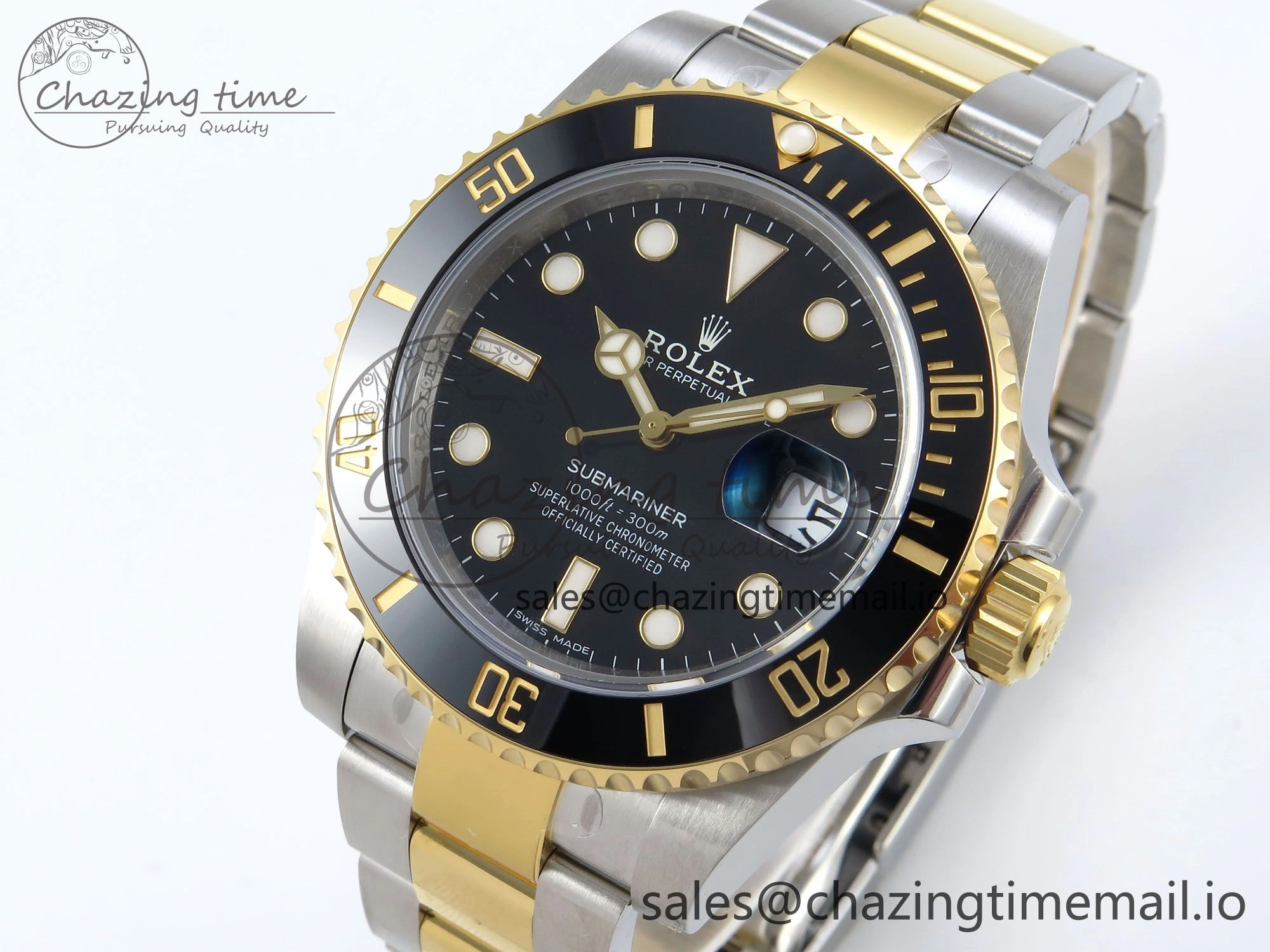 Submariner 116613 LN Black Ceramic 904L Steel YG VSF 1:1 Best Edition Black Dial VS WeatherProof 849