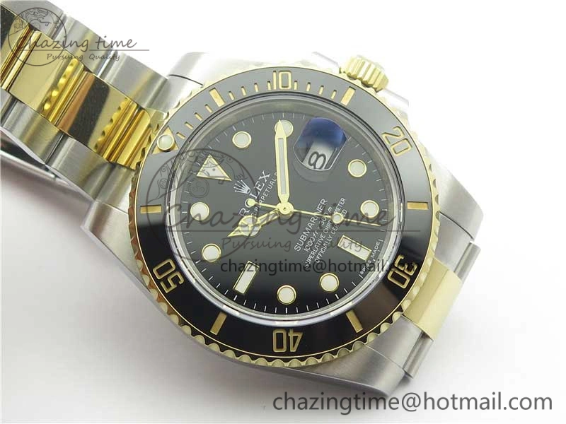 Submariner 116613 LN Black Ceramic ARF 1:1 Best Edition 904L SS Case and Bracelet A2824 V Refined 3196