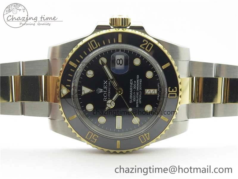 Submariner 116613 LN Black Ceramic ARF 1:1 Best Edition 904L SS Case and Bracelet A2824 V Refined 3196