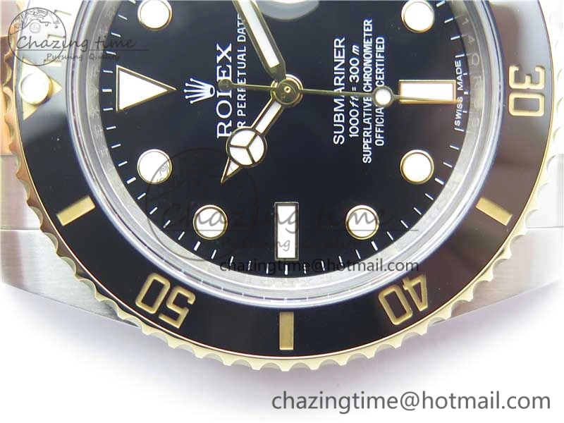 Submariner 116613 LN Black Ceramic ARF 1:1 Best Edition 904L SS Case and Bracelet A2824 V Refined 3196