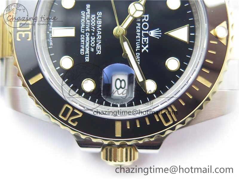 Submariner 116613 LN Black Ceramic ARF 1:1 Best Edition 904L SS Case and Bracelet A2824 V Refined 3196