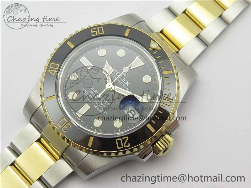 Submariner 116613 LN Black Ceramic ARF 1:1 Best Edition 904L SS Case and Bracelet A2824 V Refined 3196