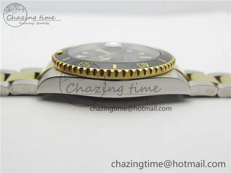 Submariner 116613 LN Black Ceramic D1F 1:1 Best Edition Wrapped Gold SS Case and Bracelet A Popular 3186