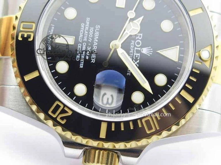 ZipUp Submariner 116613 LN JF 1:1 Best Edition Black Dial On SS YG Bracelet SH 3679