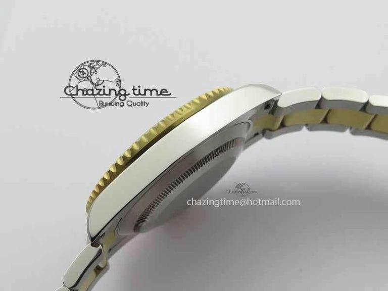 ZipUp Submariner 116613 LN JF 1:1 Best Edition Black Dial On SS YG Bracelet SH 3679