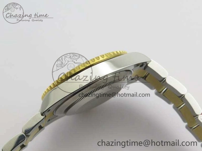Unique Submariner 116613LB Noob 1:1 Best Edition Blue Dial On SS YG Bracelet A2836 V 3574