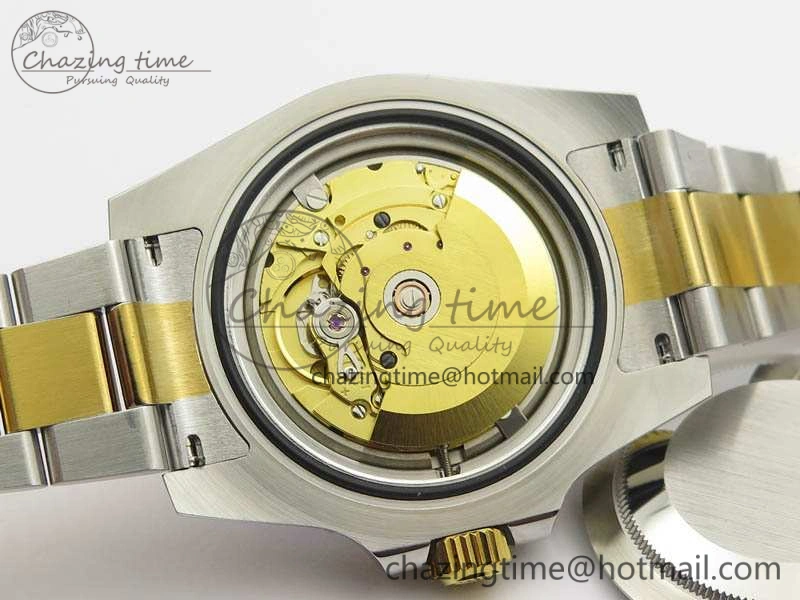 Unique Submariner 116613LB Noob 1:1 Best Edition Blue Dial On SS YG Bracelet A2836 V 3574