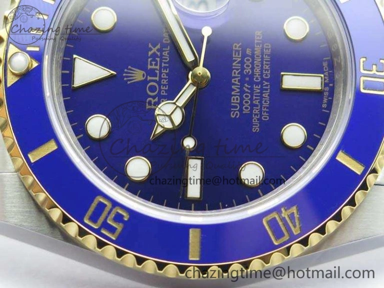 Lightweight Submariner 116613LB Wrapped SS YG VRF 1:1 Best Edition Blue Dial A 3533