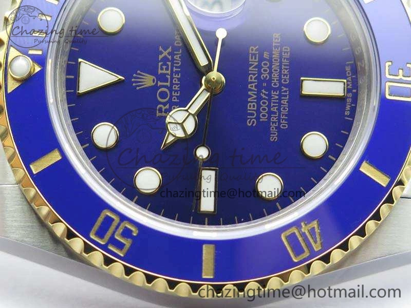 Lightweight Submariner 116613LB Wrapped SS YG VRF 1:1 Best Edition Blue Dial A 3533
