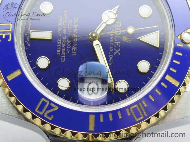 Lightweight Submariner 116613LB Wrapped SS YG VRF 1:1 Best Edition Blue Dial A 3533