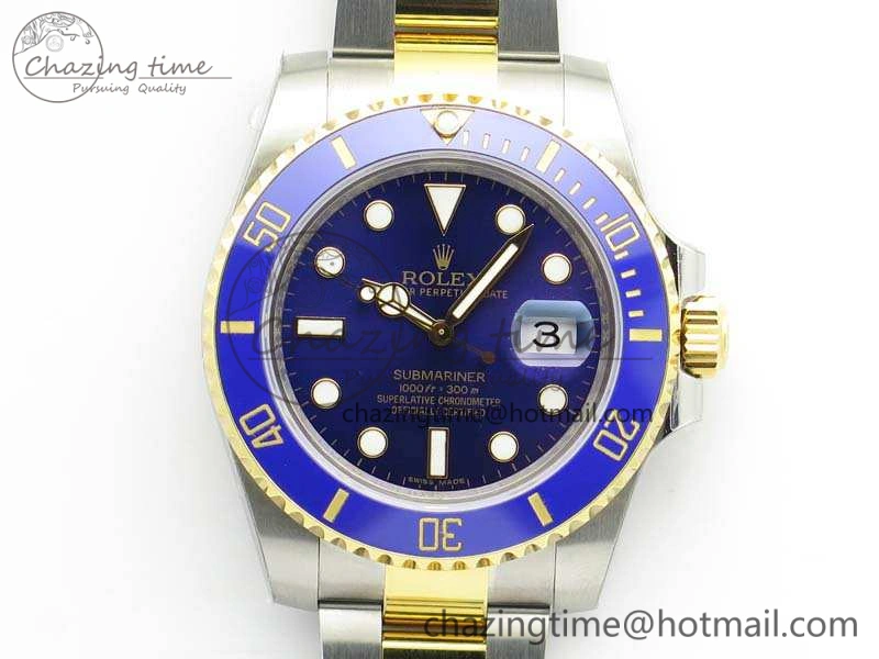 Lightweight Submariner 116613LB Wrapped SS YG VRF 1:1 Best Edition Blue Dial A 3533