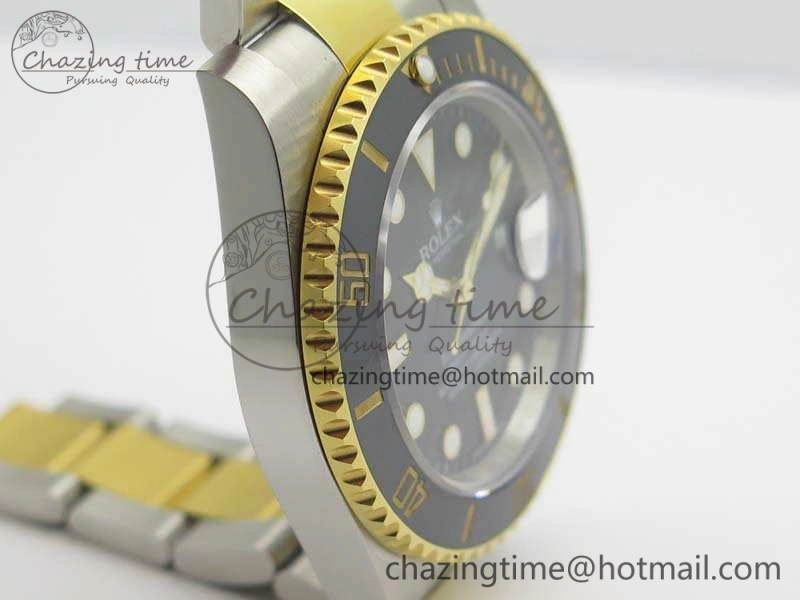 UrbanChic Submariner 116613LN Black Wrapped SS YG VRF 1:1 Best Edition Black Dial A 3534