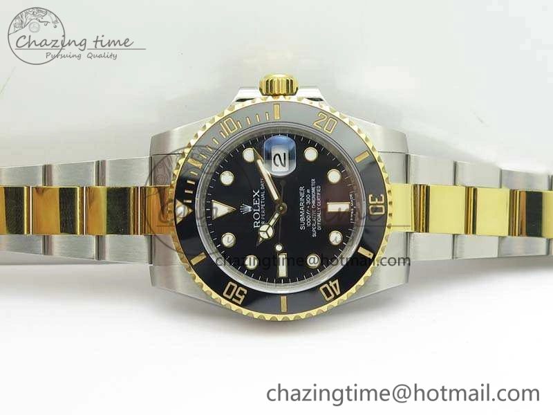 UrbanChic Submariner 116613LN Black Wrapped SS YG VRF 1:1 Best Edition Black Dial A 3534