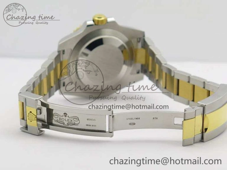 UrbanChic Submariner 116613LN Noob 1:1 Best Edition Black Dial On SS YG Bracelet A2836 V 3569