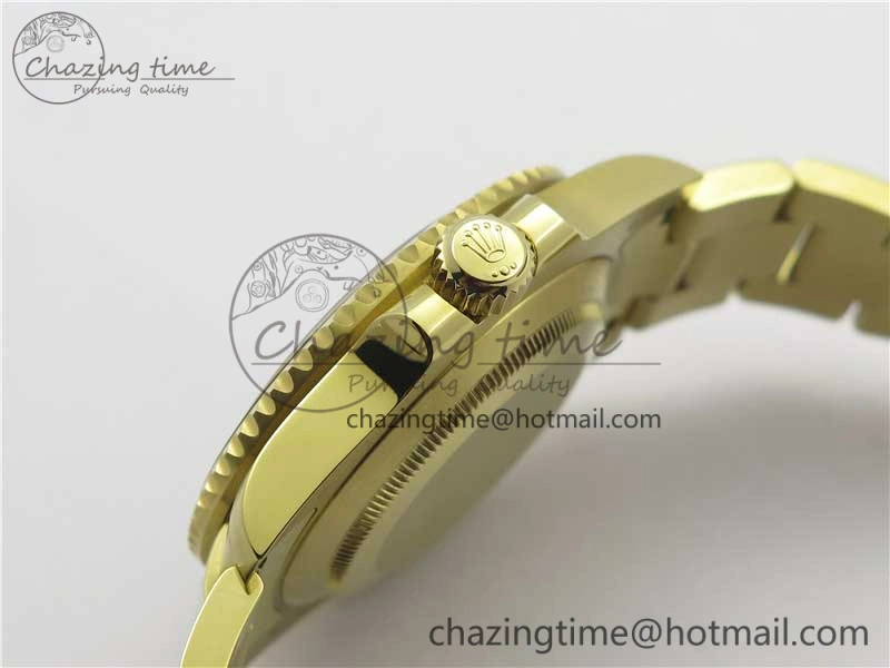 Trendy Submariner 116618 LB Blue Ceramic 316L Bp Maker 1:1 Best Edition Blue Dial Diam on YG Bracelet SA3135 V 3009