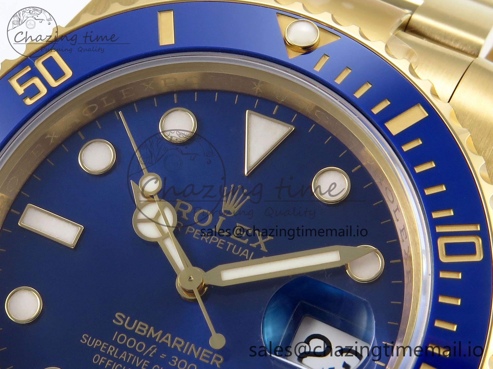 Submariner 116618 LB Blue Ceramic YG Plated 904L Steel VSF 1:1 Best Edition VS Practical 847