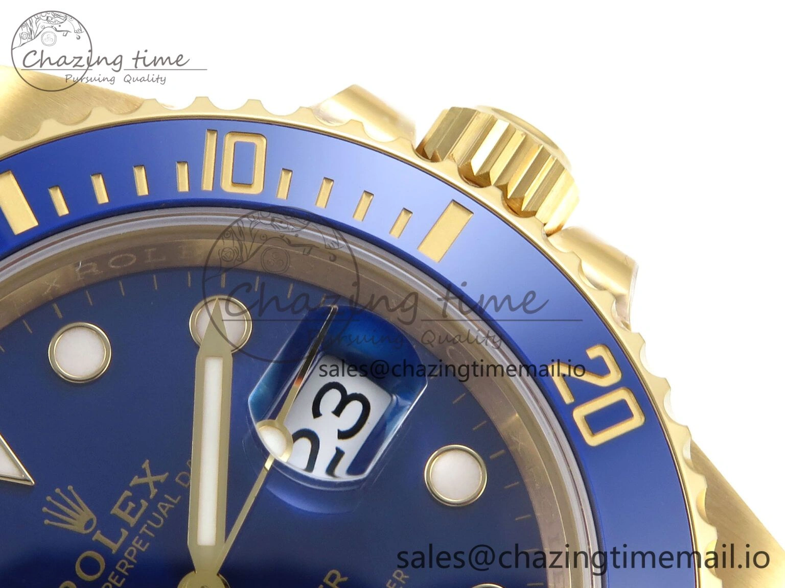 Submariner 116618 LB Blue Ceramic YG Plated 904L Steel VSF 1:1 Best Edition VS Practical 847