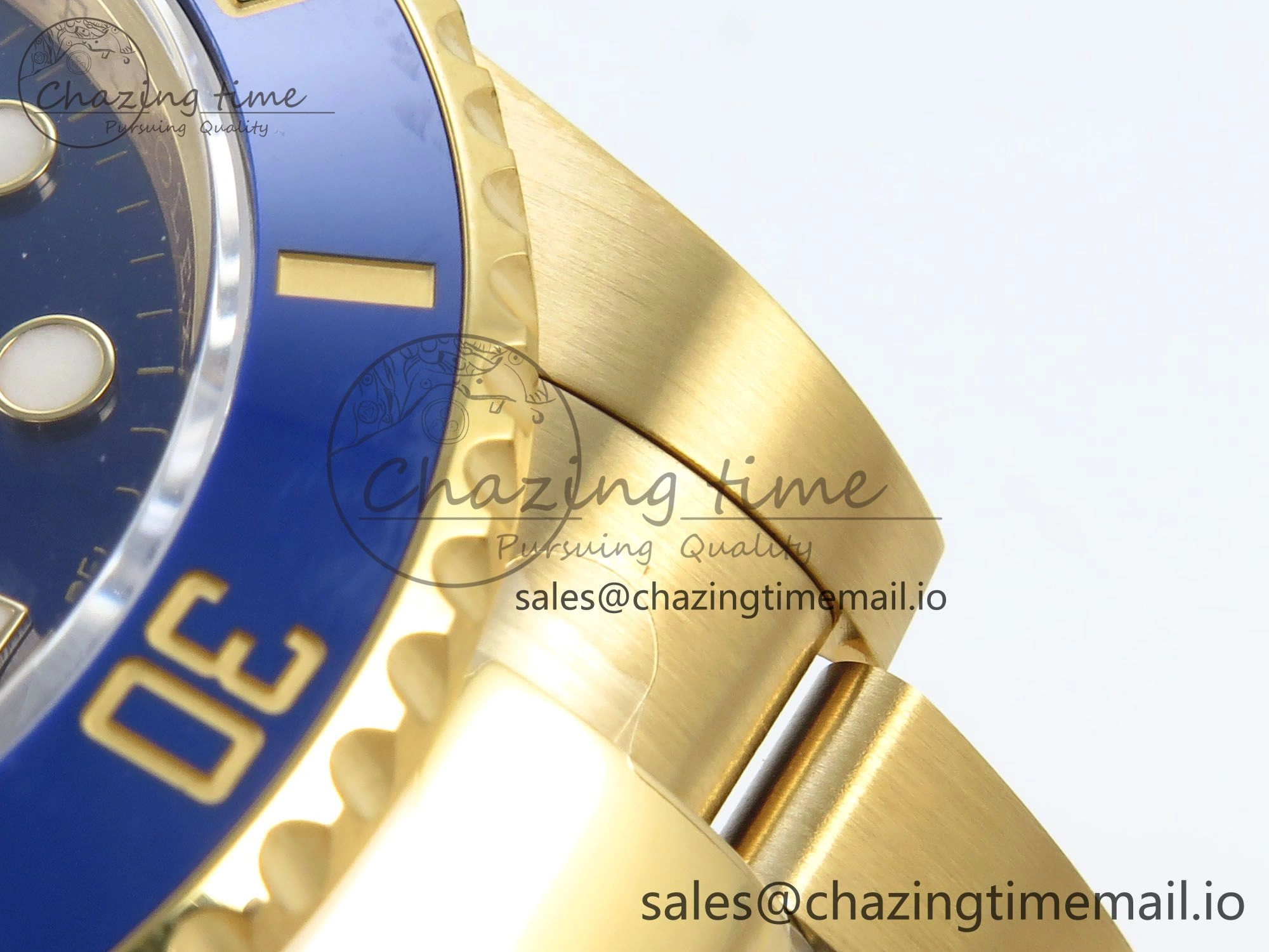 Submariner 116618 LB Blue Ceramic YG Plated 904L Steel VSF 1:1 Best Edition VS Practical 847