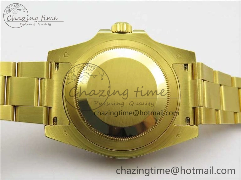 Submariner 116618 LB D1F Best Edition YG Wrapped Blue Dial on YG Wrapped Bracelet A ZipUp 2590