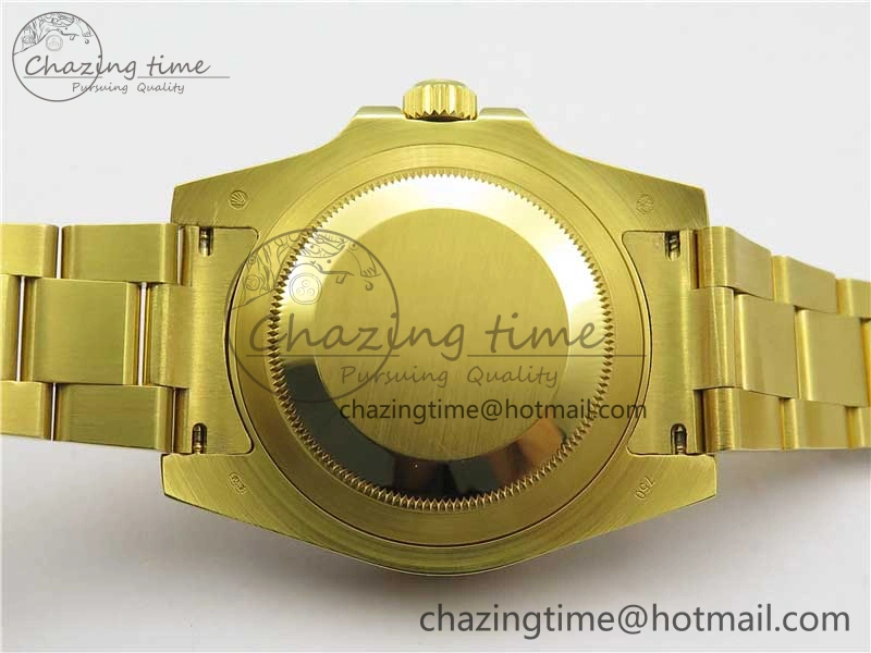 Submariner 116618 LB D1F Best Edition YG Wrapped Blue Dial on YG Wrapped Bracelet A ZipUp 2590