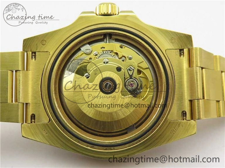 Submariner 116618 LB D1F Best Edition YG Wrapped Blue Dial on YG Wrapped Bracelet A ZipUp 2590