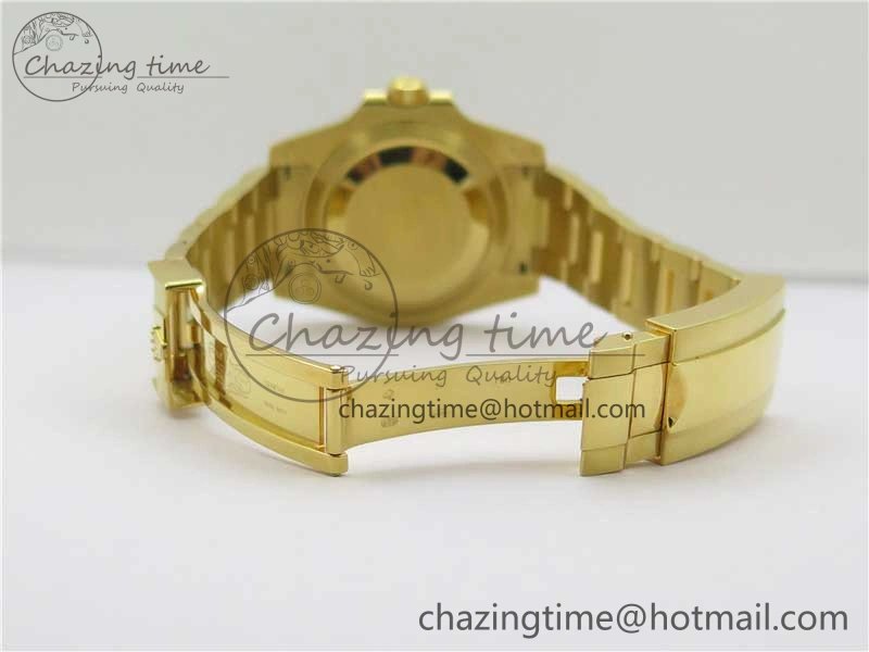 Submariner 116618 LB D1F Best Edition YG Wrapped Blue Dial on YG Wrapped Bracelet A ZipUp 2590