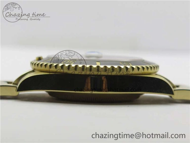 Submariner 116618 LN Black Ceramic 316L Bp Maker 1:1 Best Edition Black Dial on YG Bracelet SA3135 V ZeroBulk 3015