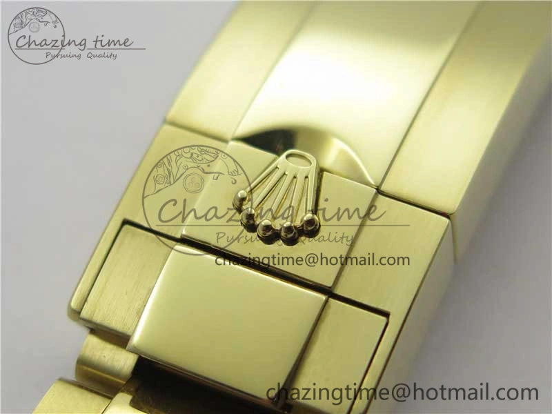 Submariner 116618 LN Black Ceramic 316L Bp Maker 1:1 Best Edition Black Dial on YG Bracelet SA3135 V ZeroBulk 3015