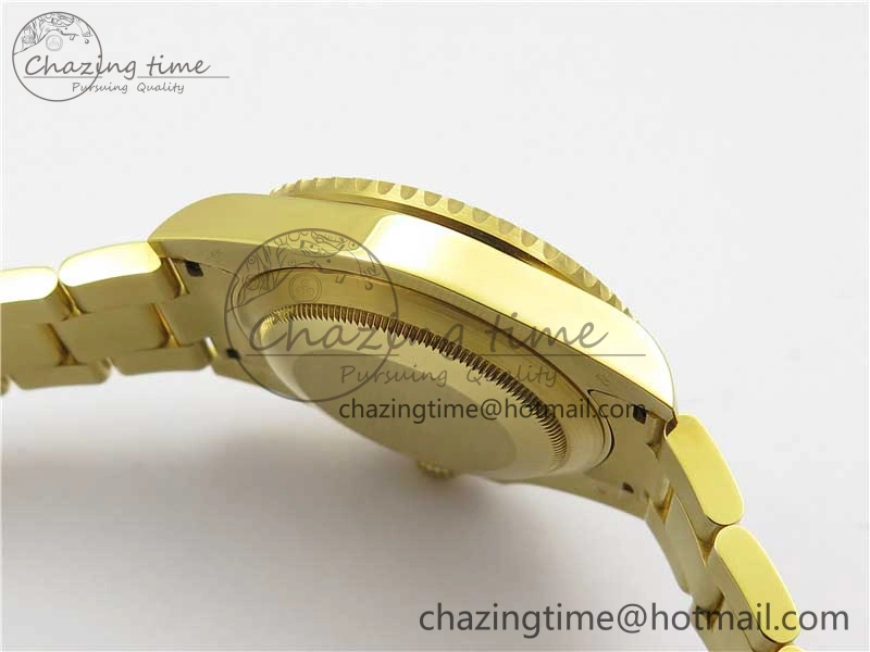 FashionForward Submariner 116618 LN D1F Best Edition YG Wrapped Black Dial on YG Wrapped Bracelet A 2588