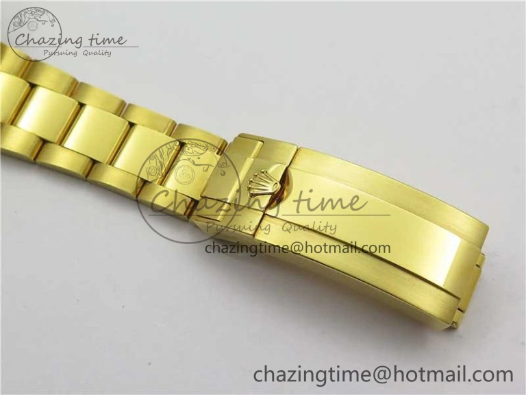 FashionForward Submariner 116618 LN D1F Best Edition YG Wrapped Black Dial on YG Wrapped Bracelet A 2588