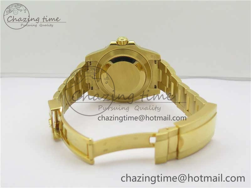 FashionForward Submariner 116618 LN D1F Best Edition YG Wrapped Black Dial on YG Wrapped Bracelet A 2588