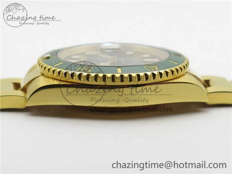 Submariner 116618 LV VRF Best Edition YG Wrapped Green Dial on YG Wrapped Bracelet A2836 MAX Version Supportive 2919