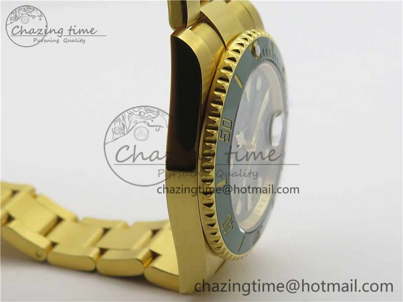 Submariner 116618 LV VRF Best Edition YG Wrapped Green Dial on YG Wrapped Bracelet A2836 MAX Version Supportive 2919
