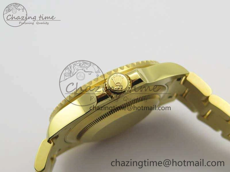 Affordable Submariner 116618LB Full YG Wrapped VRF 1:1 Best Edition Blue Dial On Full YG Wrapped Bracelet A 3529